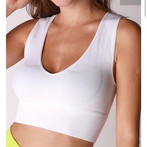 South Moon Under white crop top. Never worn! Tags still on.